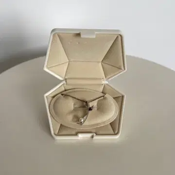 진주 부착 Silver925 목걸이