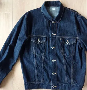 쉽스 M 데님 자켓 다크 네이비