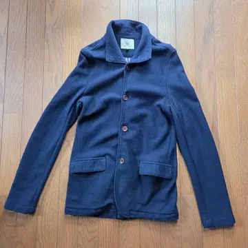 뷰티&유스 유나이티드 애로우즈 레이즈드 넥 자켓 네이비