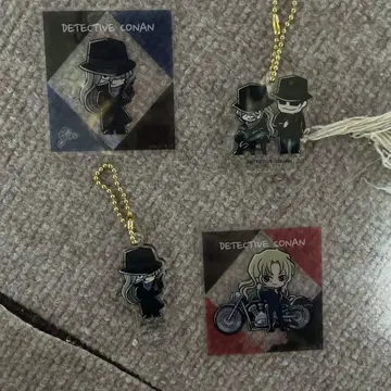 명탐정 코난 아크릴 키링 클리어 카드 세트