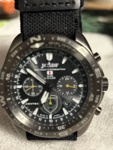 KENTEX JSDF 솔라 제1공수특전단 크로노그래프 S715M-02