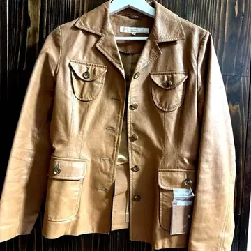 MILROSE 카멜 가죽 자켓 사이즈 3