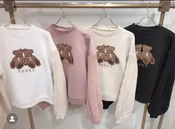 Swankiss 스완키스 곰돌이 니트 스웨터