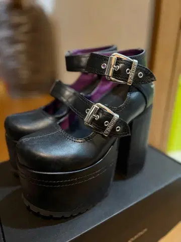 YOSUKE 통굽 펌프스 23.5cm