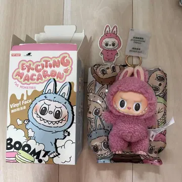 러브럽 LABUBU 마카롱 Lychee Berry 라이치 베리 핑크