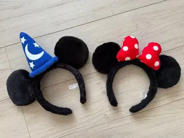 미니 마우스 미키마우스 머리띠 2개 세트