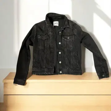 블랙 데님 자켓 ZARA