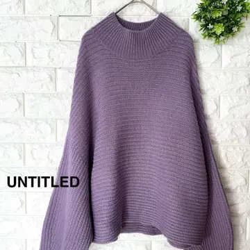 UNTITLED 니트 새상품급 언타이틀 볼륨 소매 돌먼 니트 현행 택