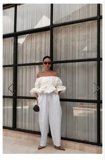 다이버 커브 팬츠 화이트 S 사이즈