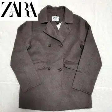 [ 미사용 새상품 ] 자라 울 캐시미어 혼방 피코트 자라 키즈 택 포함