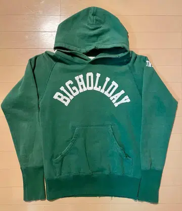 T.M.T BIGHOLIDAY 그린 후드티 S