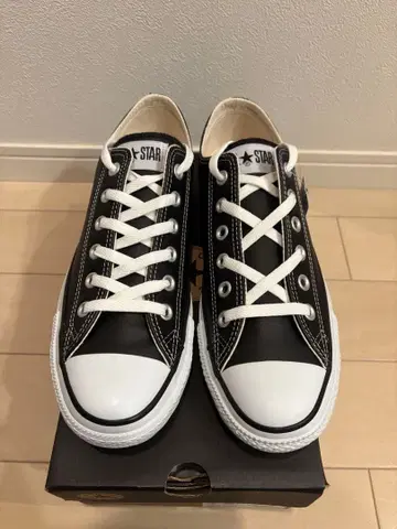 CONVERSE 올스타 가죽 블랙 26cm 미사용 새상품