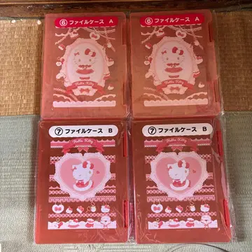 산리오 복권, 헬로키티 파일 케이스 6개와 덤 세트