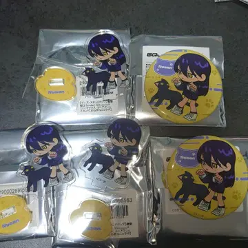 지크 액스 행운 고양이 냥안 아크릴 스탠드 캔뱃지