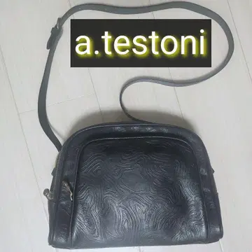 a.testoni 숄더백 블랙