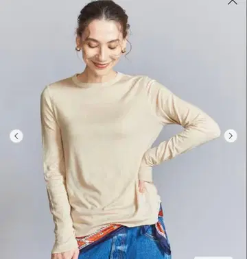 beauty&youth 셀룰로오스 울 블렌드 크루넥 티셔츠