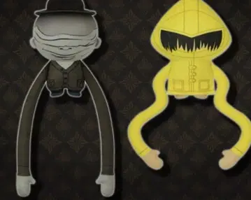 리틀 나이트메어 길쭉한 메가모후굿토 봉제 인형 2종 세트