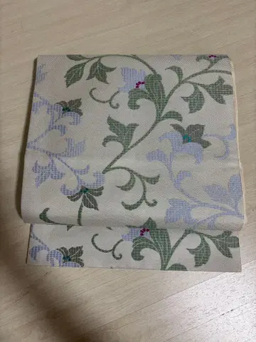 신고품 키하라 직물 당초 무늬 나고야 오비 o-51