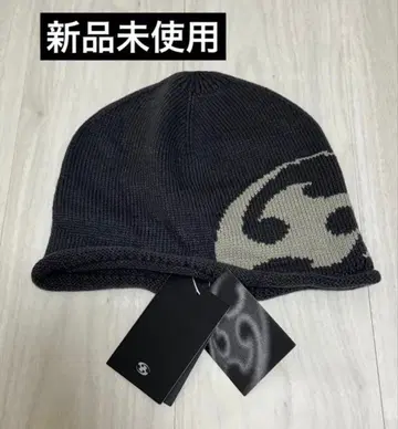 새상품 sansan gear 선선기어 비니 니트 모자 차콜