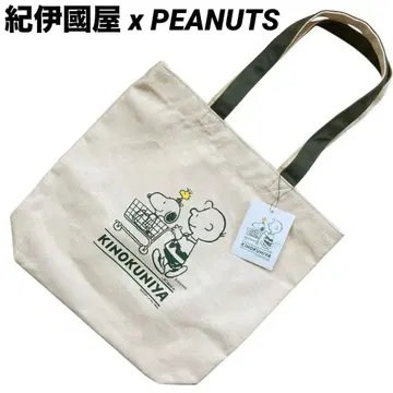 [ 미사용 ]  x PEANUTS 콜라보 토트백 택 포함