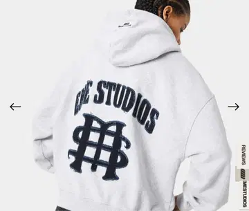 EME STUDIOS 그레이 후드티 M 사이즈