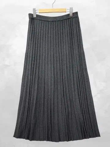 크리스찬 오자르 이지 니트 플리츠 롱 스커트 9(M)