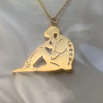 지브리 바다가 들린다 목걸이 콘도 카츠야 히무로 사에코