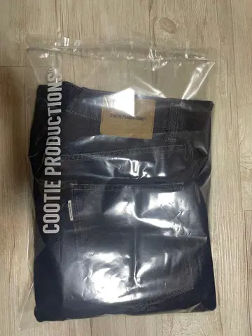 COOTIE 12.5oz 5 포켓 배기 블랙 데님 S 사이즈