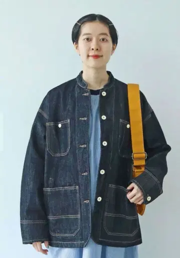 [ PAR ICI ] 12.5OZ 데님 커버올 네이비