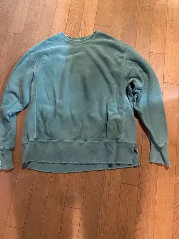 안셀름 그린 데미지 맨투맨 사이즈 1