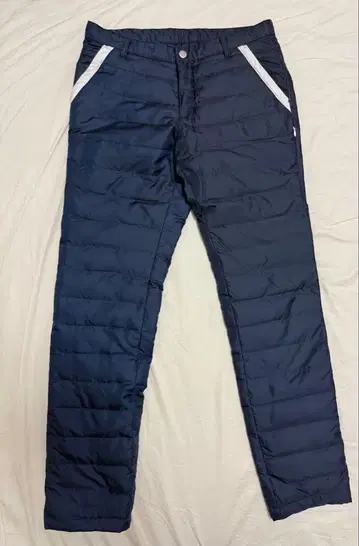 캘러웨이 어패럴 퀼팅 다운 팬츠 네이비 남성용 L 사이즈