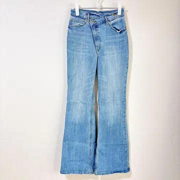 COCO DEAL 코코딜 프론트 리메이크 플레어 데님 비대칭