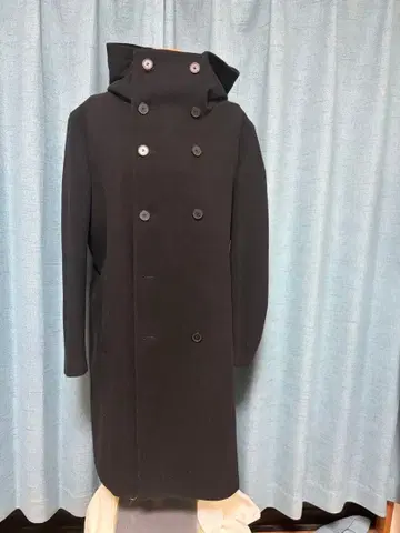 캘빈클라인 남성용 체스터 코트 후드 블랙 검정 하자품