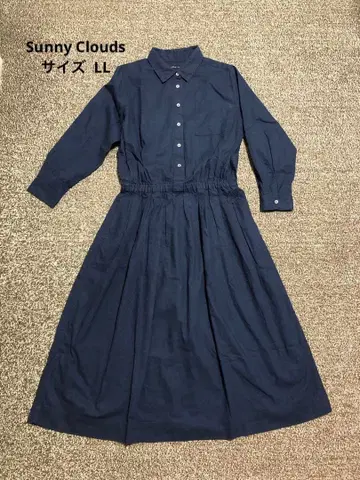 Sunny Clouds 네이비 원피스 LL
