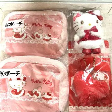 키티 당첨 복권 마스코트 파우치 백참 제일복권