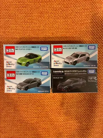 2025 재팬 모빌리티 쇼 개최 기념 토미카 인기 자동차 4대 세트