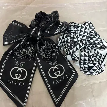 스크런치와 리본 스카프 스크런치 세트