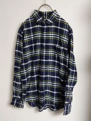 Flannel 체크 무늬 긴팔 셔츠 사이즈 S 심플
