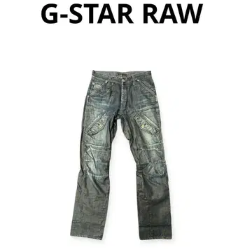 [US 구제 의류] G-STAR RAW 입체 재단 데님 30 버튼 떨어짐