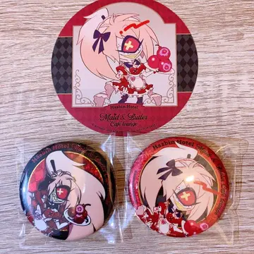 [배송비 포함] 해즈빈 호텔 애니메이트 카페 캔뱃지 체리밤