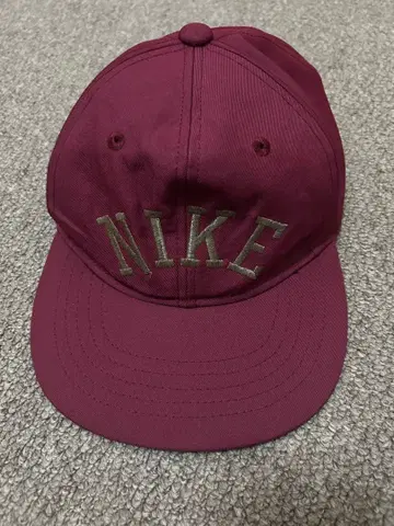 90s NIKE 버건디 야구 모자