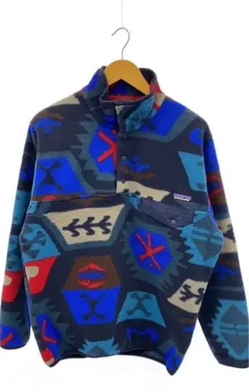 레어 새상품급 patagonia 파타고니아 신틸라 스냅T 올 패턴 S