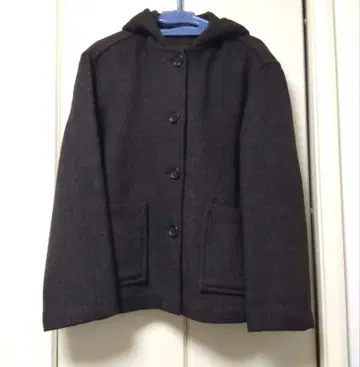 마가렛호웰 MHL. 후드 부착 코트 브라운 구 택 영국제 새상품급