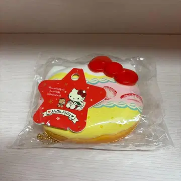 [스퀴즈] 키티  마스코트 빅 도넛 플레인 희귀 초레어
