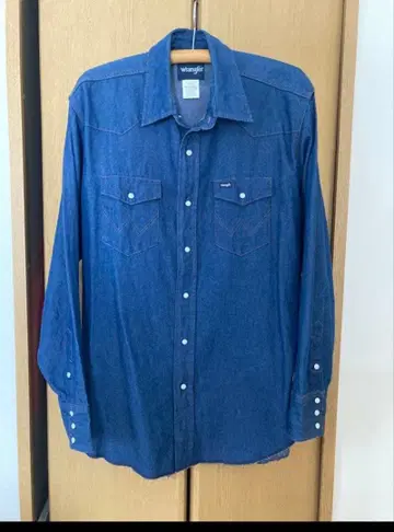 랭글러 데님 웨스턴 셔츠 XL