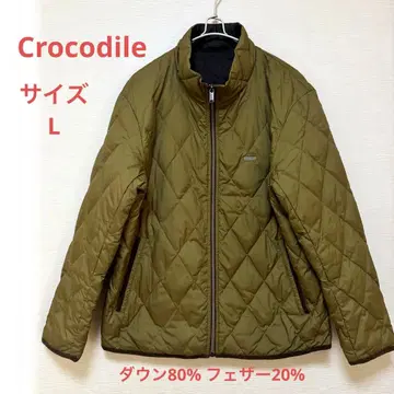 크로커다일 퀼팅 자켓 L 다운 80%