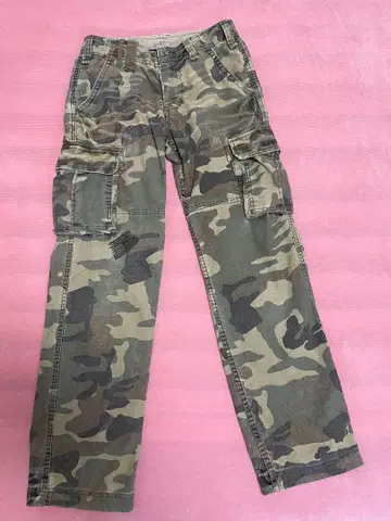 카모 패턴 카고 팬츠 S 사이즈