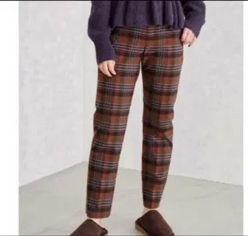 IENA 이에나 체크 스틱 팬츠 38