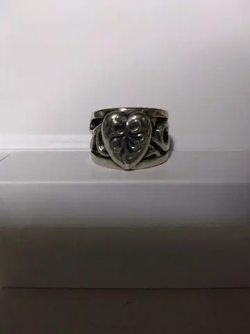 A&G 와이드 아이비 하트 반지 실버 925