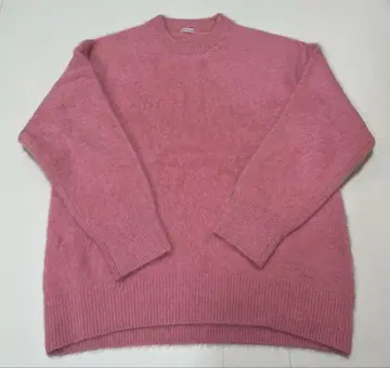 드레스레이브 foxcashmere 크루넥 풀오버 핑크 38